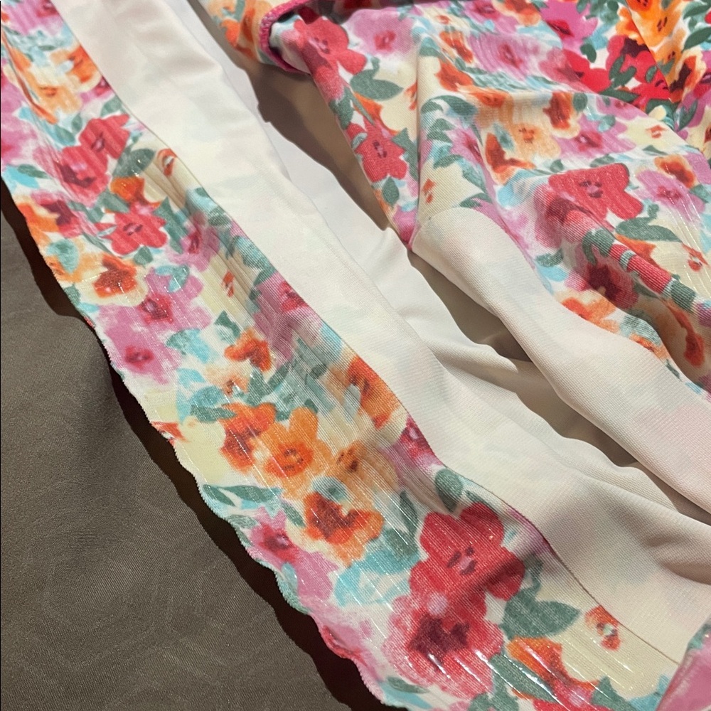 Ruby Ribbon Original Cami Shapewear Floral Pink Tank Top Bra 48 - Picture 5 of 5